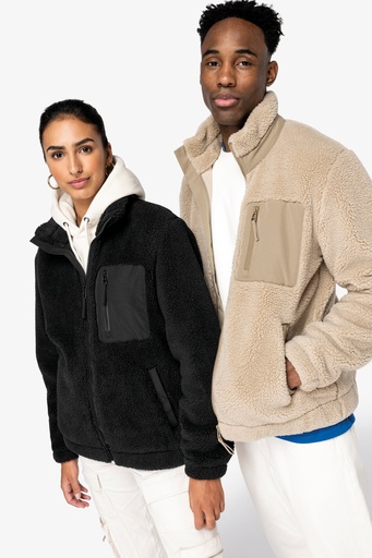 Eco-friendly unisex sherpa jacket [NS604]