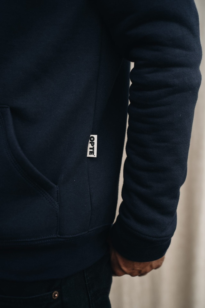 SWEAT BELGE À CAPUCHE ET TIRETTE HOMME, SOLIDE ET BIO