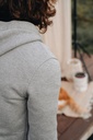SWEAT BELGE À CAPUCHE ET TIRETTE HOMME, SOLIDE ET BIO