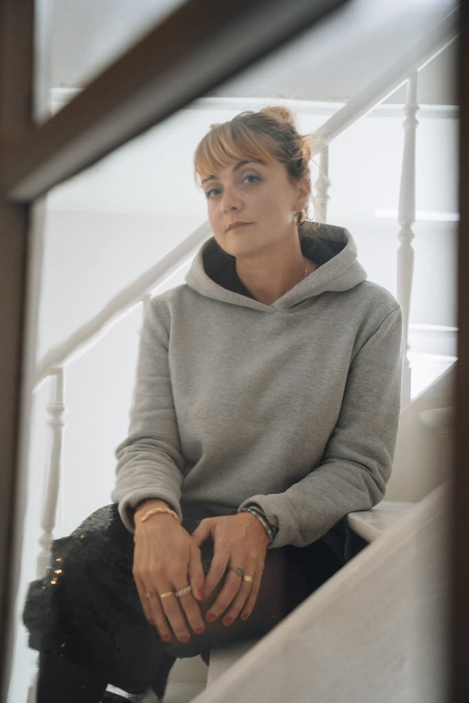 SWEAT BELGE À CAPUCHE FEMME, SOLIDE ET BIO