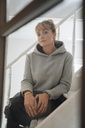 SWEAT BELGE À CAPUCHE FEMME, SOLIDE ET BIO