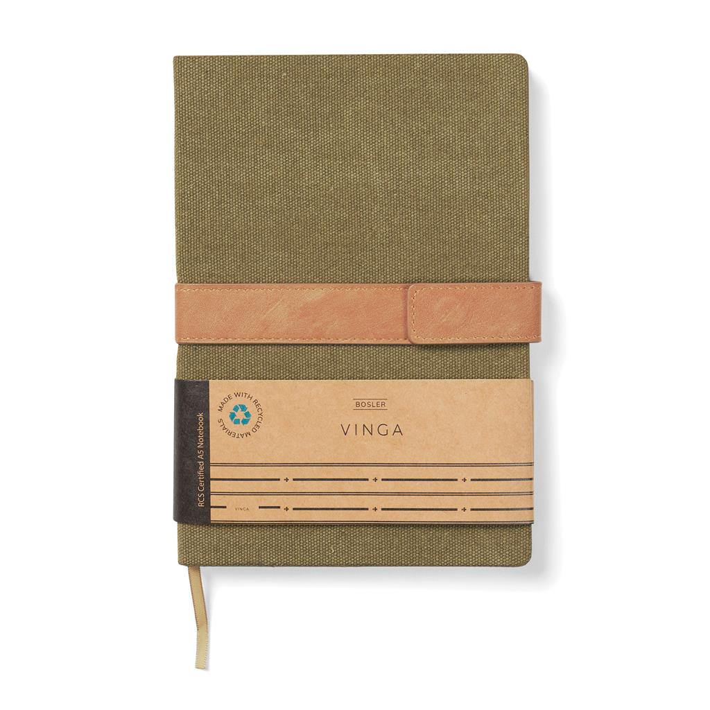 VINGA Bosler RCS recycled canvas notebook