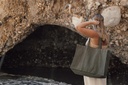 VINGA Hilo AWARE™ recycled canvas maxi tote bag