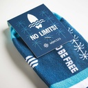 Jacquard no-show socks