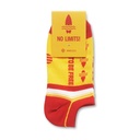 Jacquard no-show socks