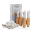 Wooden skittles set 