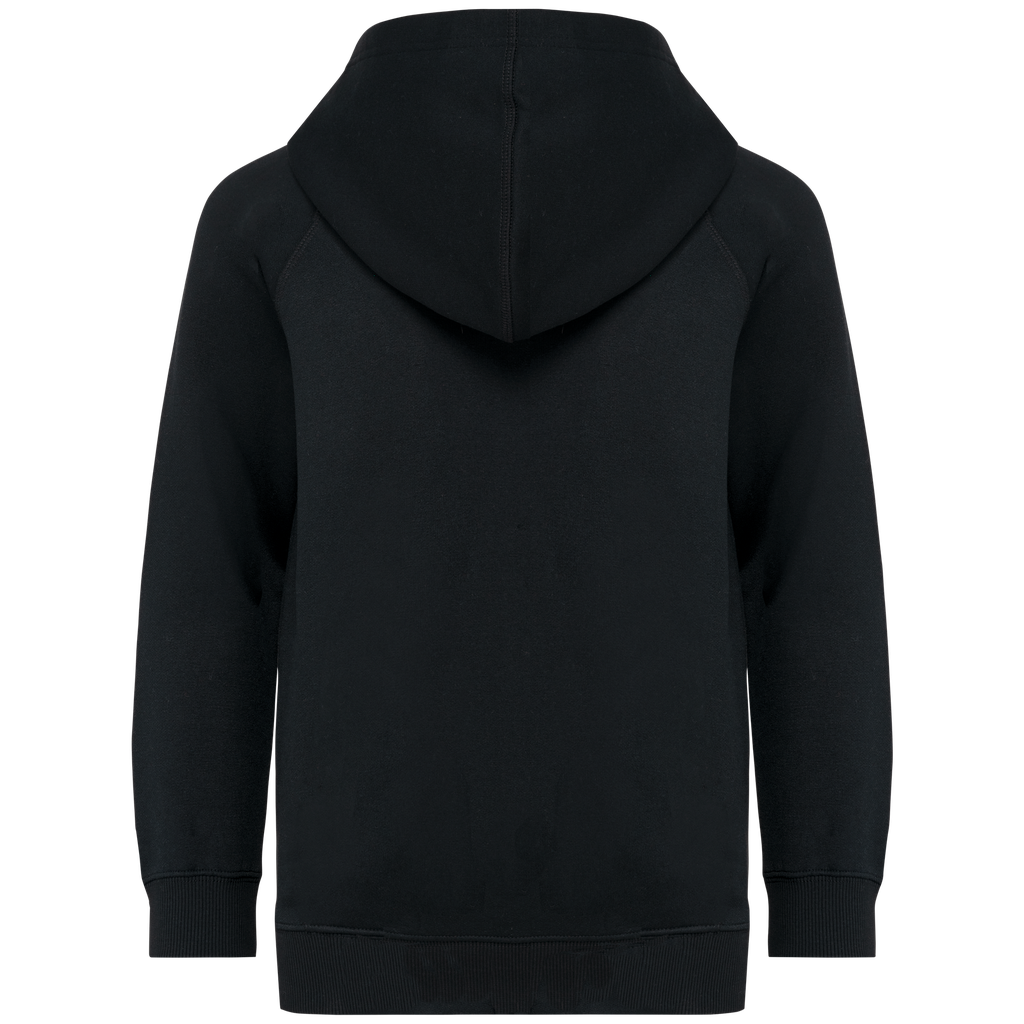 Kids zipped fleece hoodie