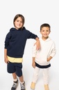 Eco-friendly kids' oversize hooded sweatshirt