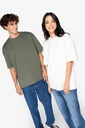 Eco-friendly  unisex oversize French Terry t-shirt