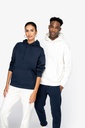 Unisex eco-friendly brushed fleece dropped shoulders hooded sweatshirt