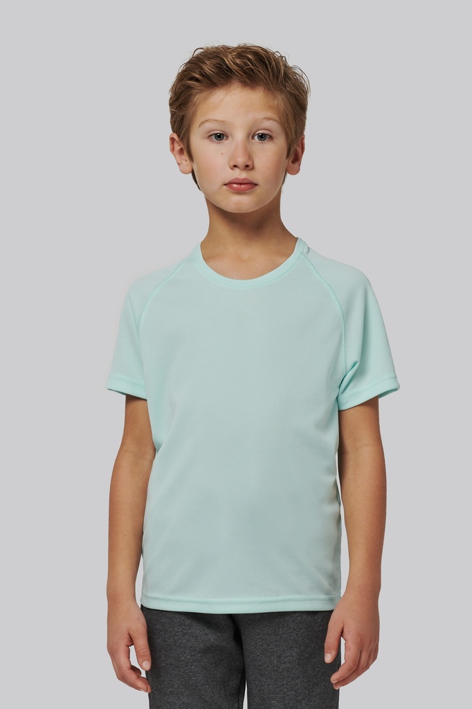 Kids' short-sleeved sports T-shirt
