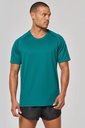 Men's recycled round neck sports T-shirt