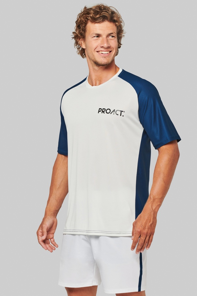 Men’s two-tone raglan sleeve padel t-shirt