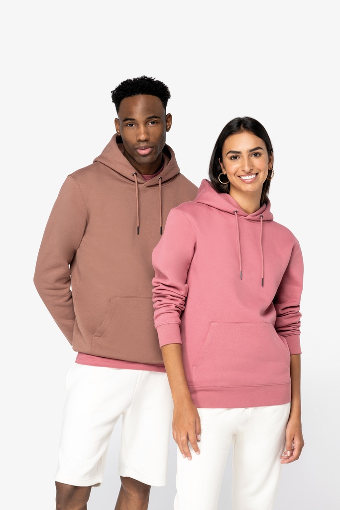 Eco-friendly unisex hooded sweatshirt