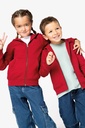 Eco-friendly kids’ full zip hooded sweatshirt