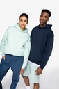 Eco-friendly unisex oversize hooded sweatshirt