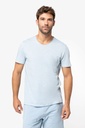 Eco-friendly men’s slub t-shirt with raw edges