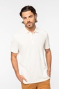 Eco-frienldy men's waffle-knit polo shirt
