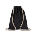 Recycled backpack with drawstring