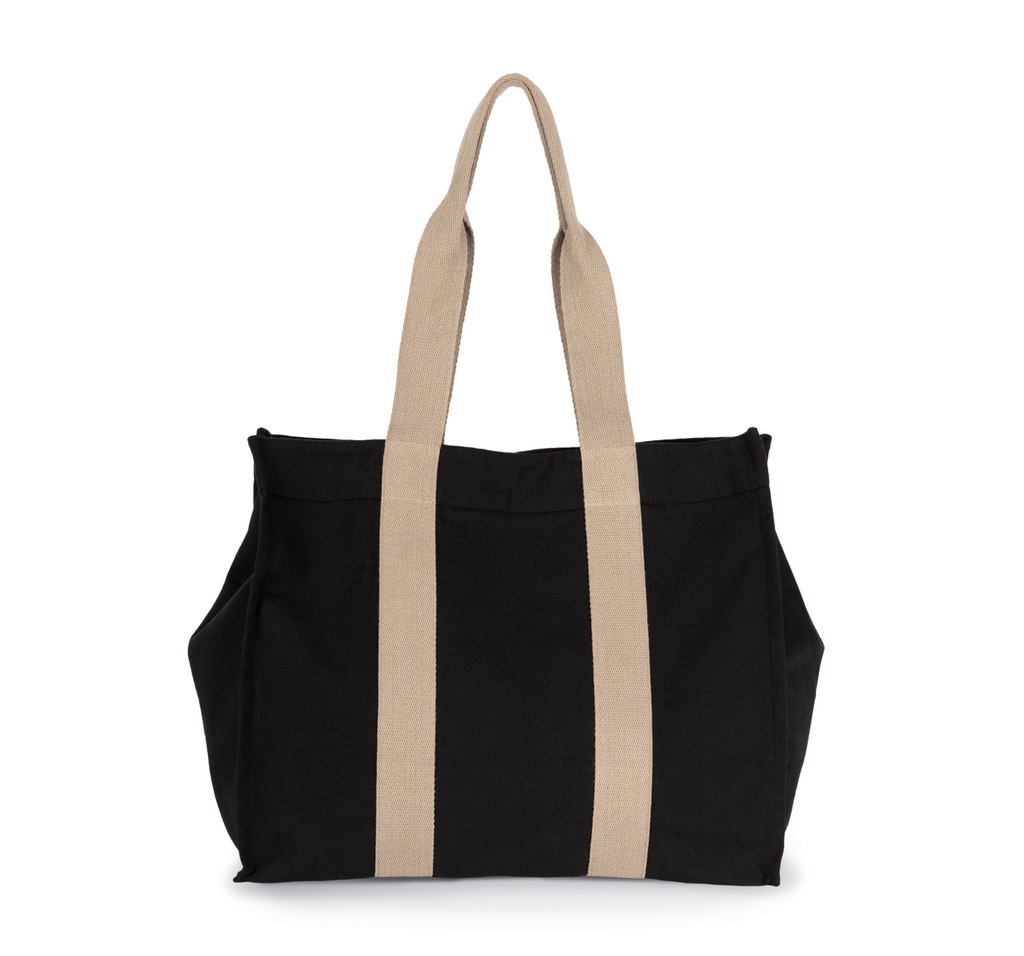Large recycled gusseted shopping bag