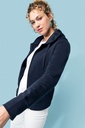 Ladies' eco-friendly zip-through hoodie