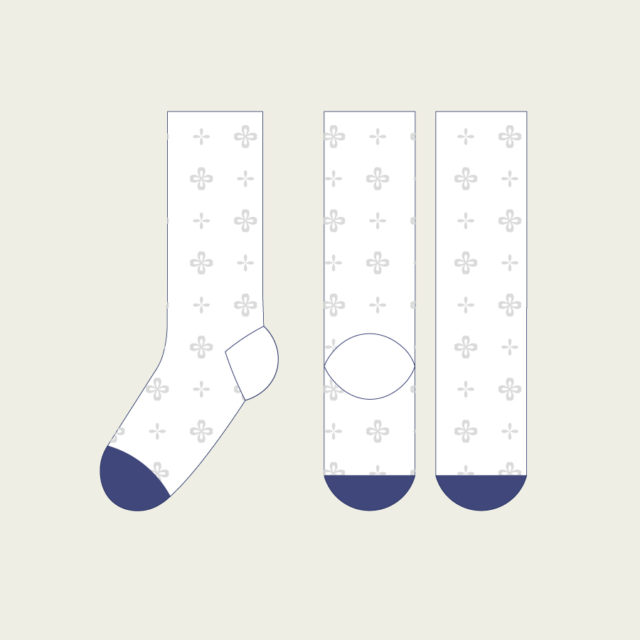 Sock - Classic high jacquard - Made in Portugal
