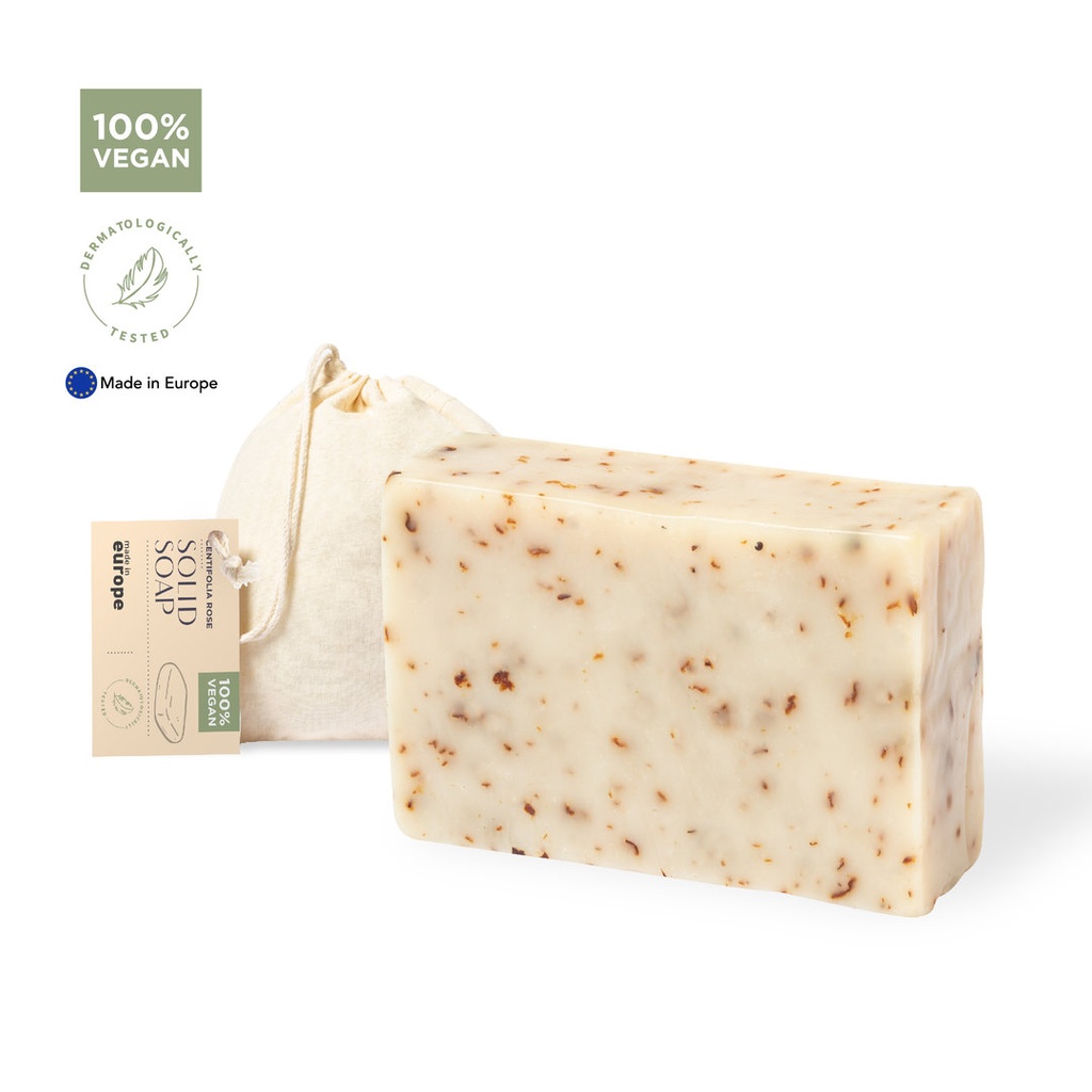 Revitalizing Centifolia Rose Vegan Soap Bar - 100g