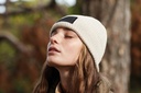 Trendy beanie with patch