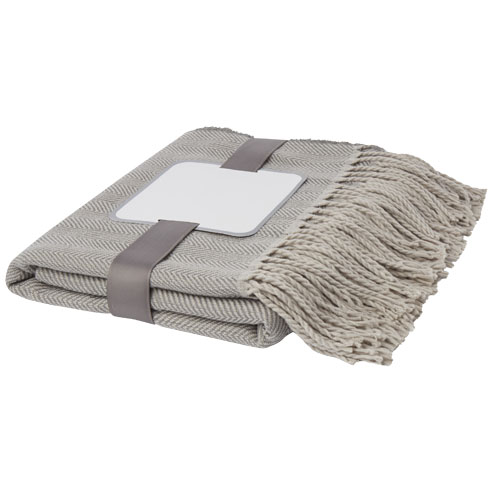 Haven herringbone throw blanket