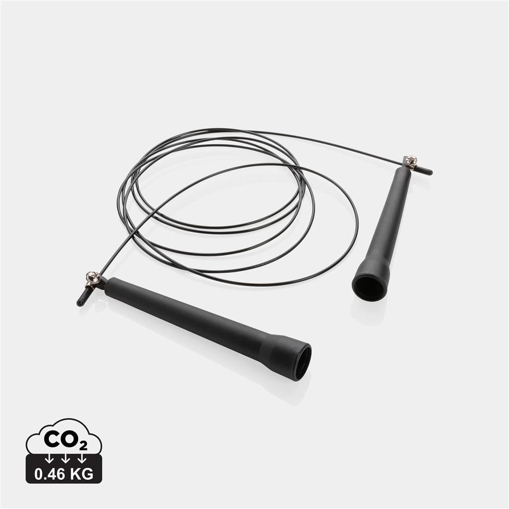 Adjustable jump rope in pouch 