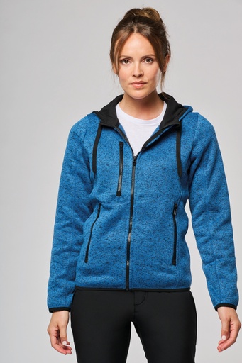 Ladies’ heather hooded jacket [PA366]
