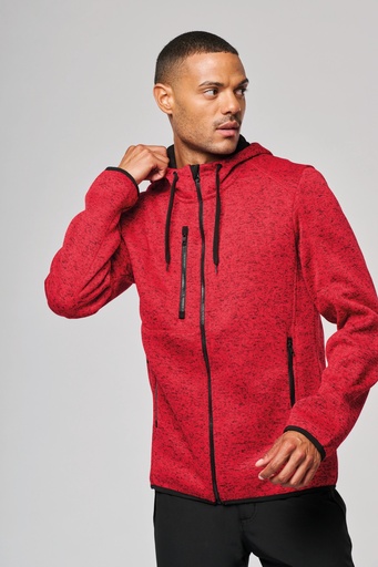 Men's heather hooded jacket [PA365]