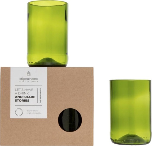Originalhome 280 ml drinking glass set - Green  [11340561]