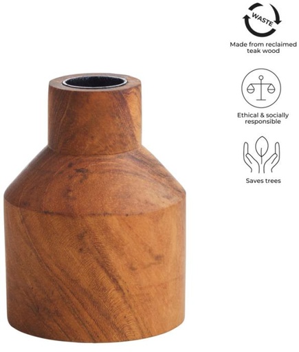 Originalhome dinner candle holder - M - Wood  [12632671]