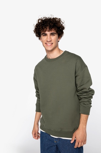 Eco-friendly unisex oversized round neck sweatshirt [NS440]