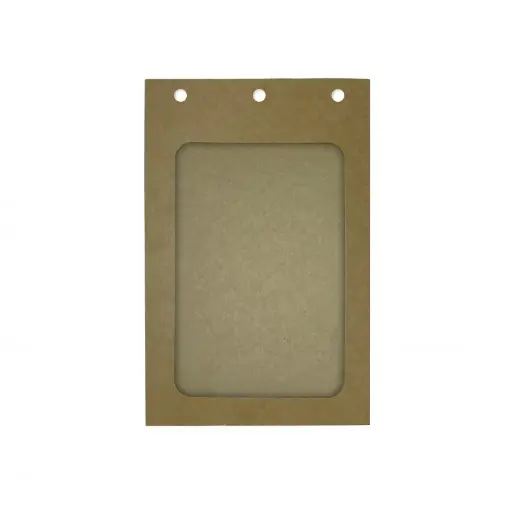 A6 Format sustainable badge holder | Recycled cardboard