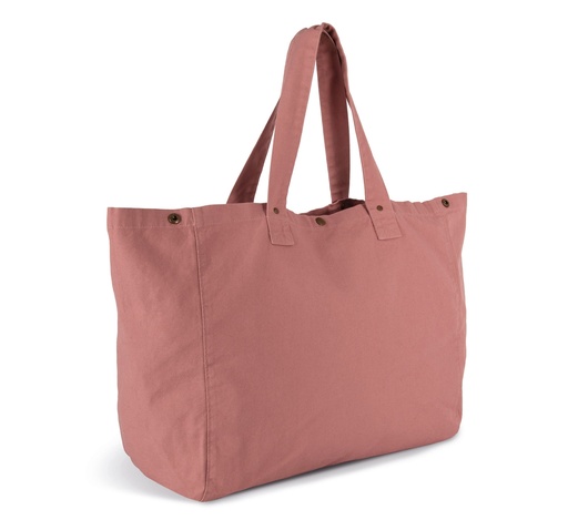 Faded cotton shopping bag [KI3208]