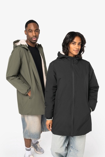 Eco-friendly unisex sherpa-lined waterproof jacket [NS609]