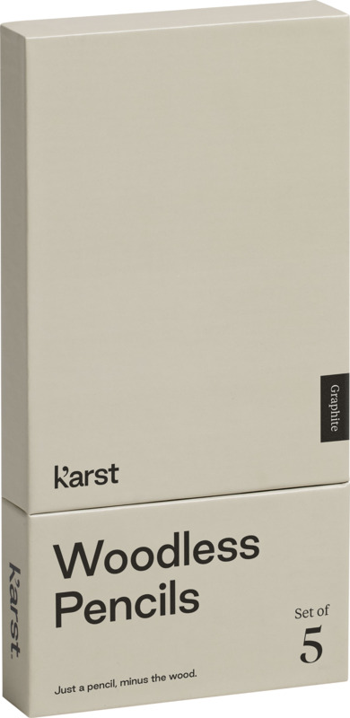 Karst® 5-pack 2B woodless graphite pencils