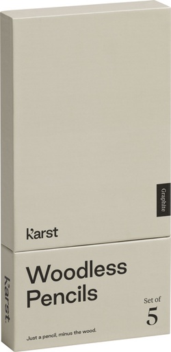 [10779382] Karst® 5-pack 2B woodless graphite pencils