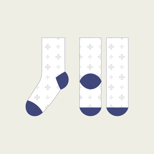 Sock - Medium classic jacquard - Made in Portugal