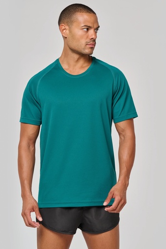 Men's recycled round neck sports T-shirt [PA4012]