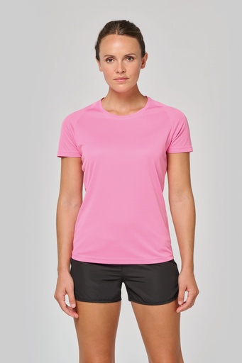 Ladies' recycled round neck sports T-shirt [PA4013]