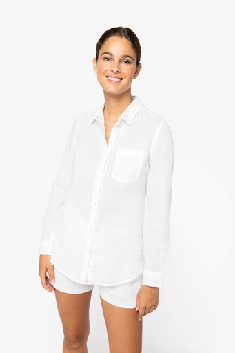 Ladies’ linen shirt [NS505]