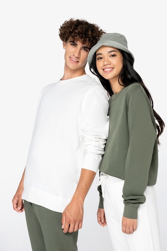 Unisex eco-friendly French Terry crew neck sweatshirt [NS414]