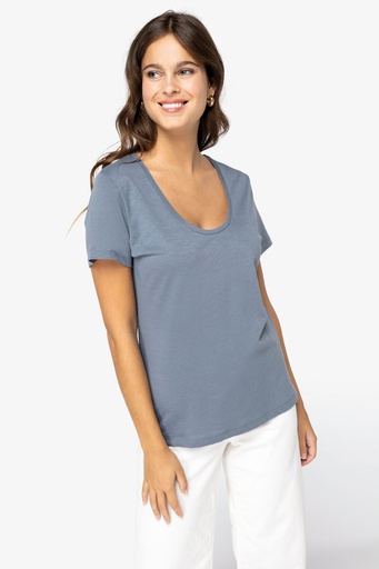 Eco-friendly ladies’ slub t-shirt [NS329]