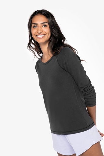 Eco-friendly ladies’ long sleeve raglan t-shirt [NS339]