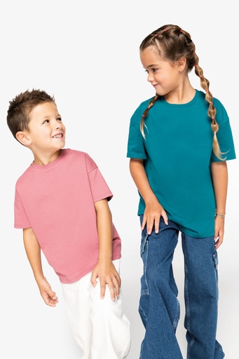 Eco-friendly kids’ dropped shoulders t-shirt [NS340]