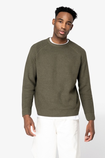 Men’s eco-friendly chunky knit jumper [NS911]