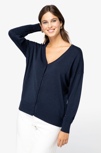 Ladies’ eco-friendly lyocell cardigan [NS922]
